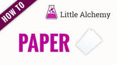 How to make paper in little alchemy