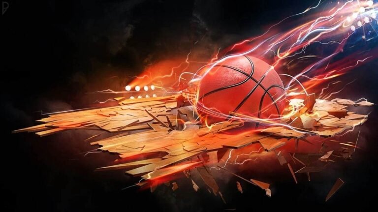 5120x1440p 329 Basketball Background