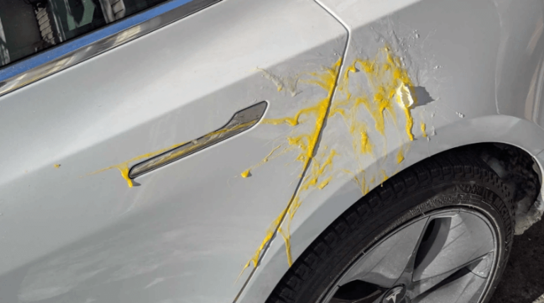 Is Egging a Car Illegal