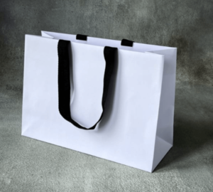 Are custom paper bags available in eco-friendly or recyclable options?