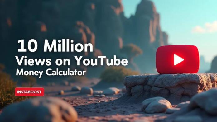 10 Million Views On Youtube Money - $12,000 To $60,000 Roughly