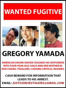 Ongoing Search for American Citizen Gregory Yamada After Thailand Collision