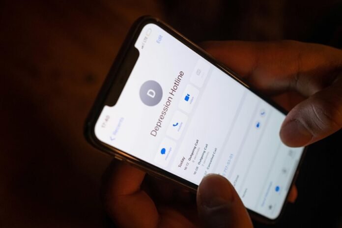 phone number focused contact details overview