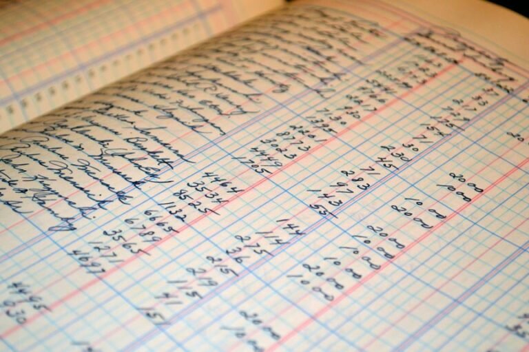network record check numbers listed
